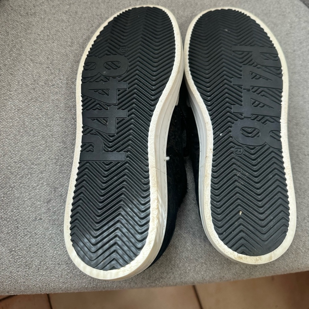 P448 Women’s Sneakers John Leopard Print Faux Fur Lined Size 39 w/ Box - Picture 5 of 6